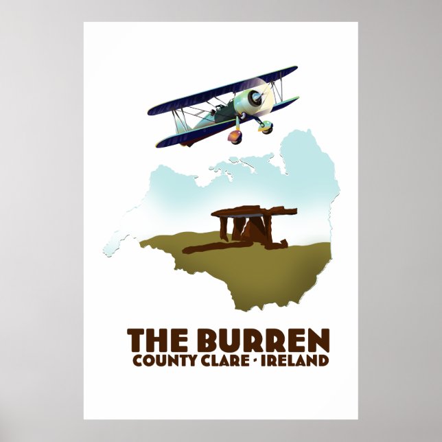 Burren County Clare Ireland Poster (Framsidan)