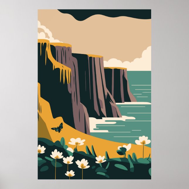 Burren Ireland Poster (Framsidan)