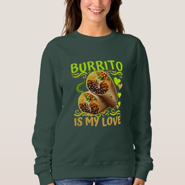Burrito är min kärlek t shirt (Framsida)