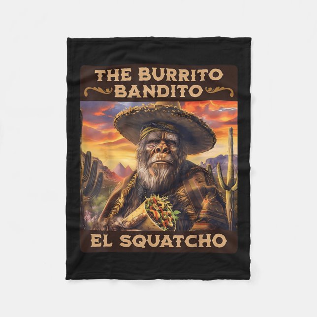 Burrito Bandito El Squatcho Fleecefilt (Framsidan)