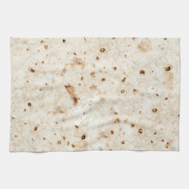 Burrito Blanket Flour Tortilla Taco Fast Food Wrap Kökshandduk (Horisontell)
