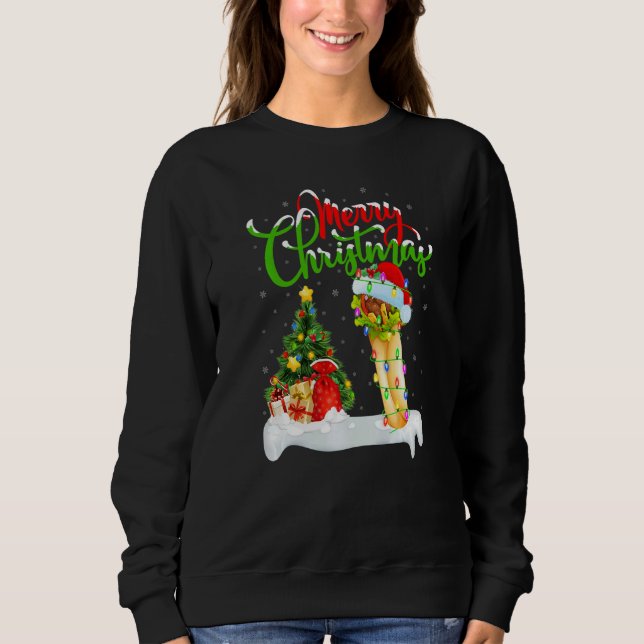 Burrito Food  Xmas Decorations Santa Burrito Chris T Shirt (Framsida)