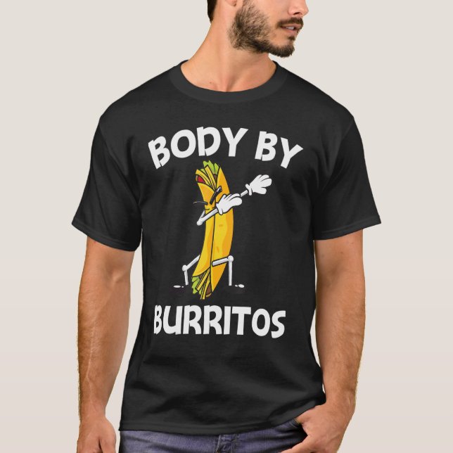 Burrito För manar Kvinnor Burritos Taco Salsa Mexi T Shirt (Framsida)