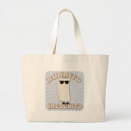 Burrito Incognito Funny Mexican Food Tecknad Jumbo Tygkasse