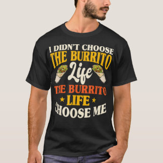 Burrito Mexican Food Snack Älskare T Shirt-gåva ti T Shirt