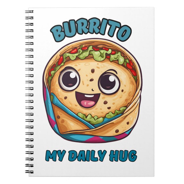 Burrito My Daily Hug Anteckningsbok (Framsidan)