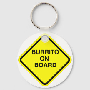 Burrito ombord nyckelring