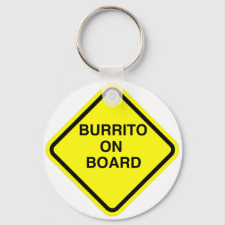 Burrito ombord nyckelring