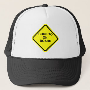 Burrito ombord truckerkeps