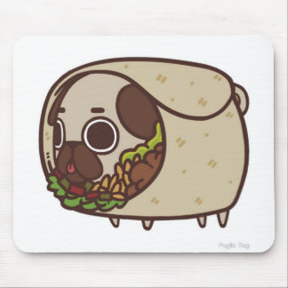 Burrito Pug Mousepad Musmatta