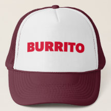 BURRITO roligt slogan truckerkeps