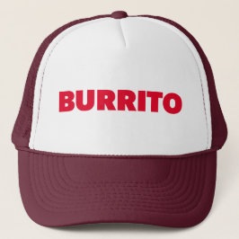 BURRITO roligt slogan truckerkeps