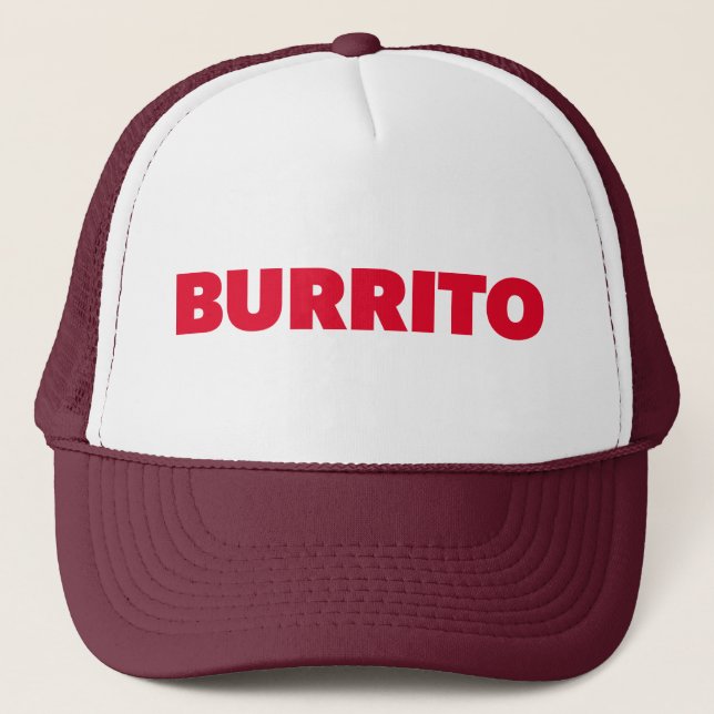 BURRITO roligt slogan truckerkeps (Framsida)