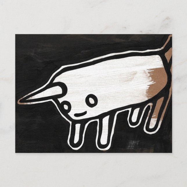 Burrito Unicorn! Vykort (Framsida)