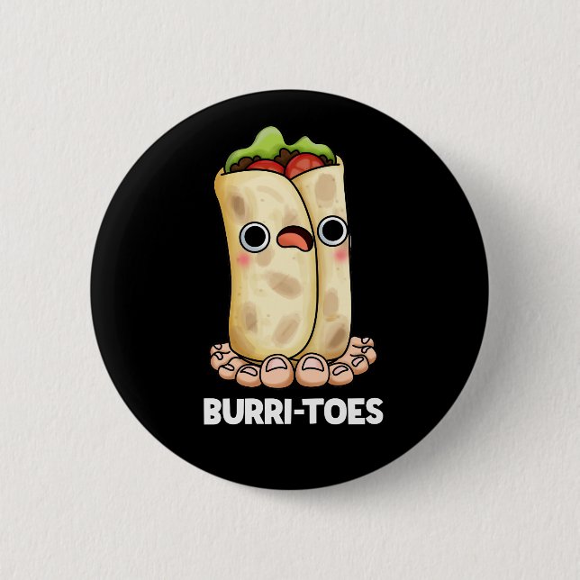 Burritoes Funny Burrito Pun Mörk BG Knapp (Framsida)