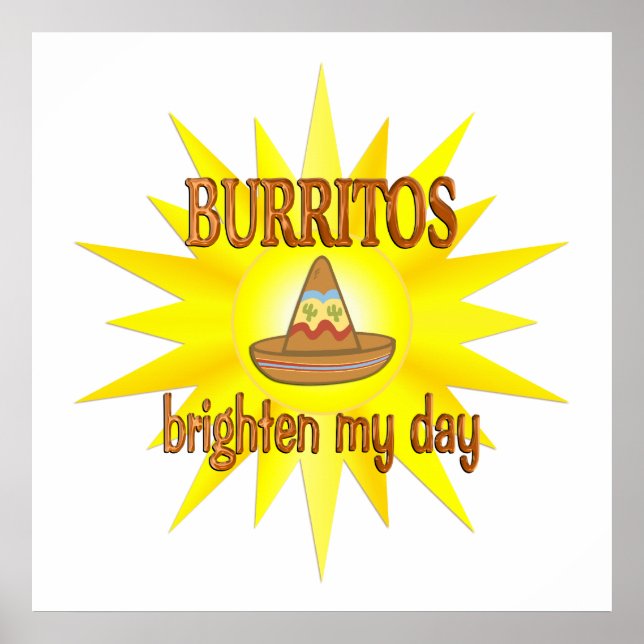 Burritos Brighten Poster (Framsidan)