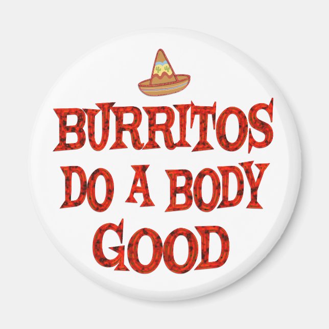 Burritos Do Bra Magnet (Framsidan)
