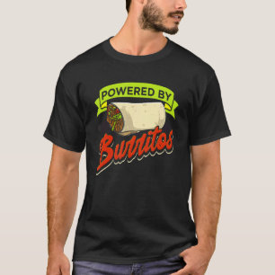 Burritos för mexikanska livsmedel som drivs av bur t shirt