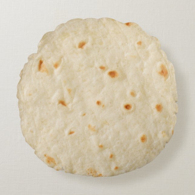 Burritos, Giant Tortilla Rund Kudde (Framsidan)