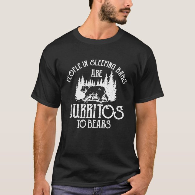Burritos Mexican Food Awareness From Wild Bears T Shirt (Framsida)