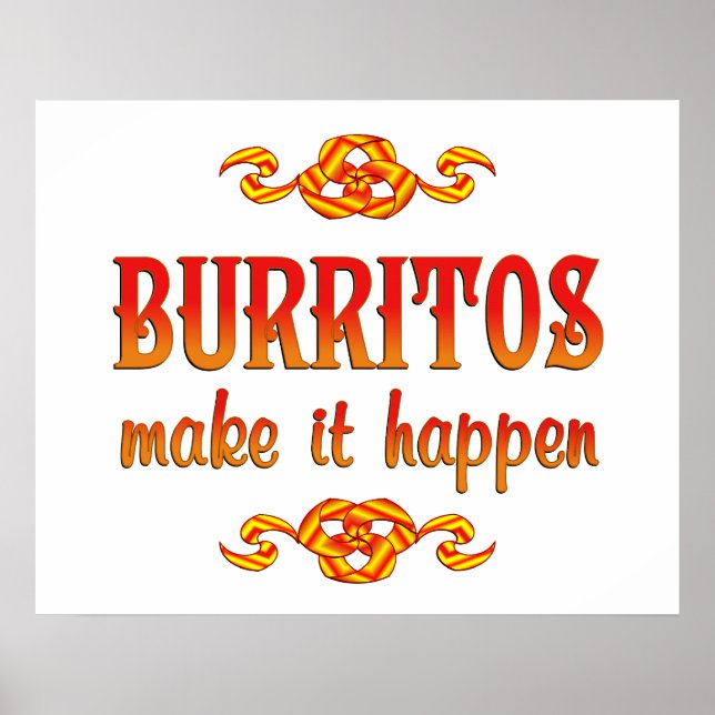 Burritos Poster (Framsidan)