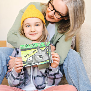 Burro Get well Soon Card Kort