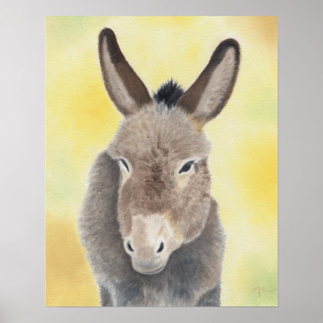 Burro-teckningsutskrift Poster (Framsidan)