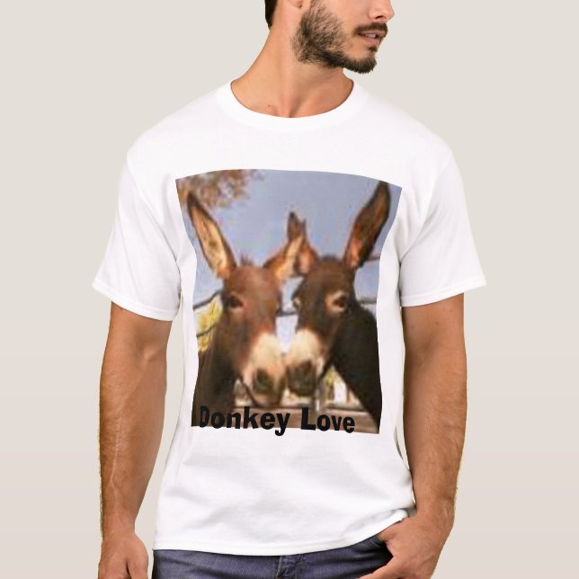 Burros åsnakärlek t-shirt (Framsida)