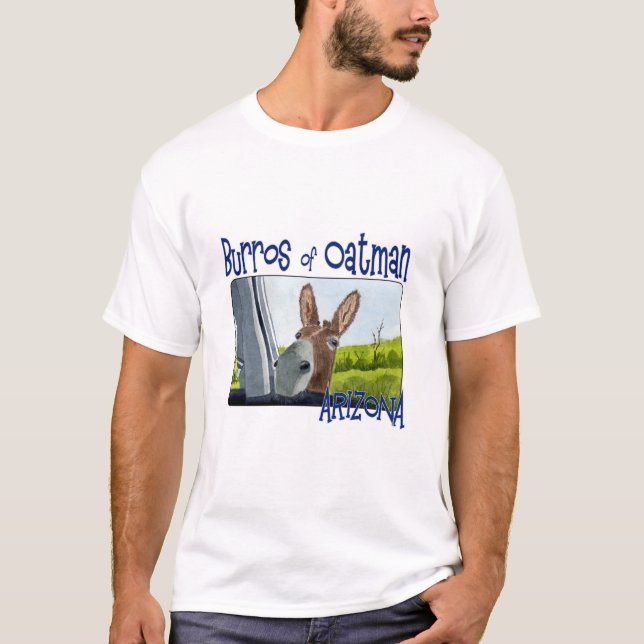 Burros of Oatman, Arizona T Shirt (Framsida)
