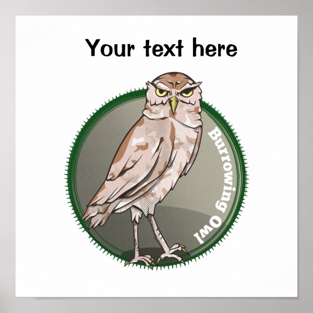 Burrowing Uggla Poster (Framsidan)