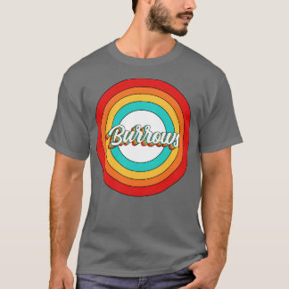 Burrows Namn Shirt Vintage Burrows Circle T