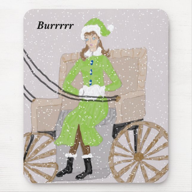 Burrrr Mousepad Hand plockade Musmatta (Framsidan)