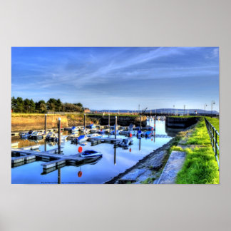 Burry Port Öster Inner Harbour Poster