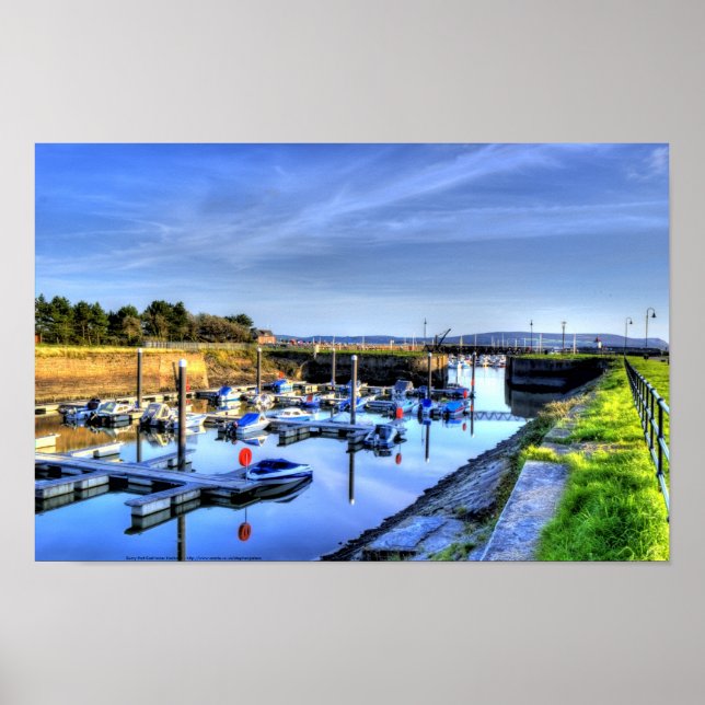 Burry Port Öster Inner Harbour Poster (Framsidan)
