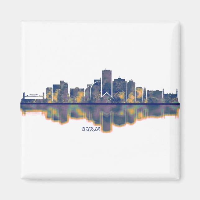 Bursa Skyline Magnet (Framsidan)