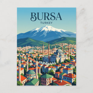 Bursa Skyline Turkiet Vykort