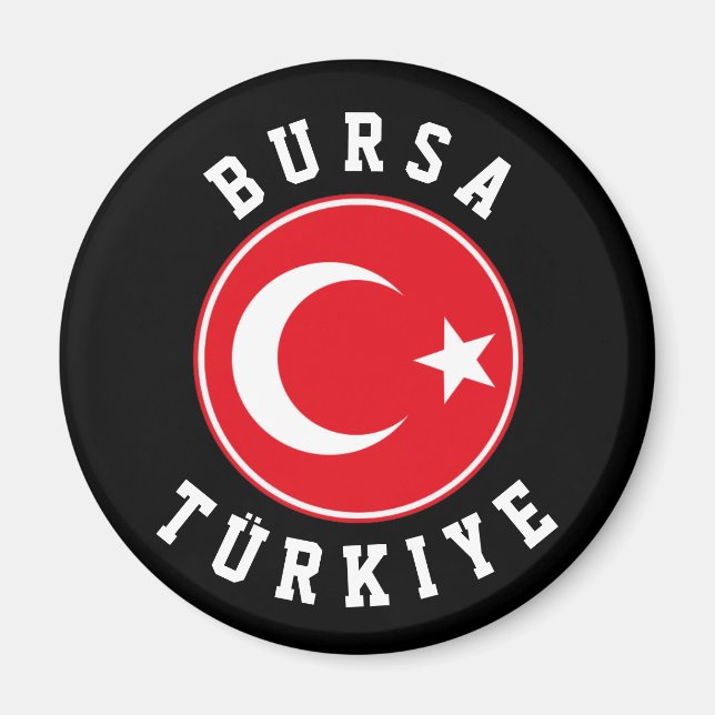 Bursa, Turkiet Magnet (Framsidan)