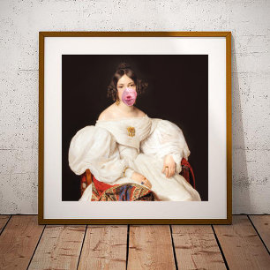 Burst Bubble Gum-Diva Fototryck