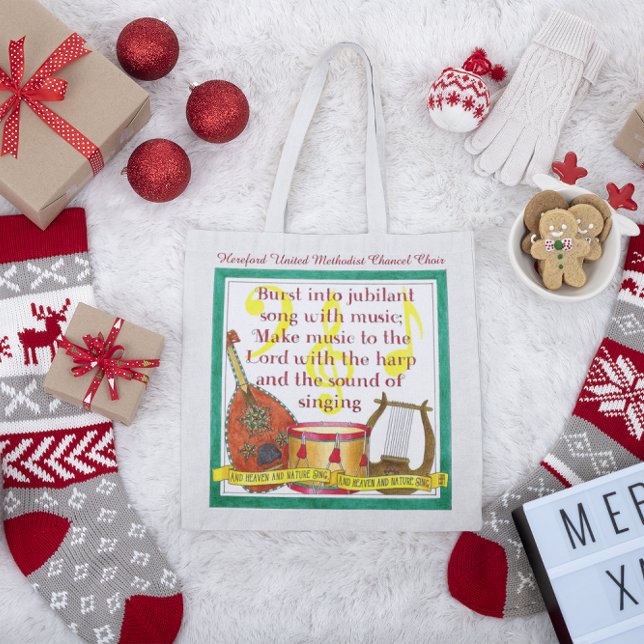 Burst into Sång Tote Bag Tygkasse (Skapare uppladdad)