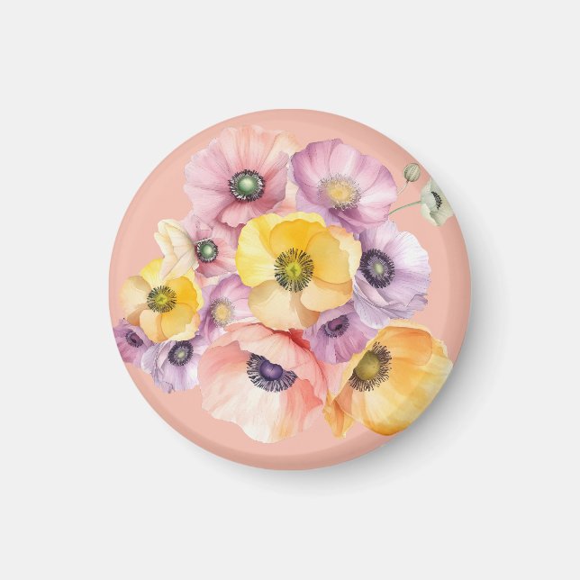 Burst of Anemones Magnet (Framsidan)