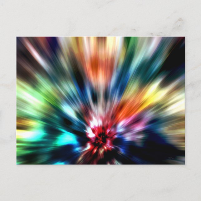 Burst of Färg Vykort (Framsida)