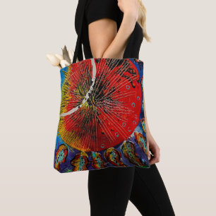 Burst Tote Bag Tygkasse