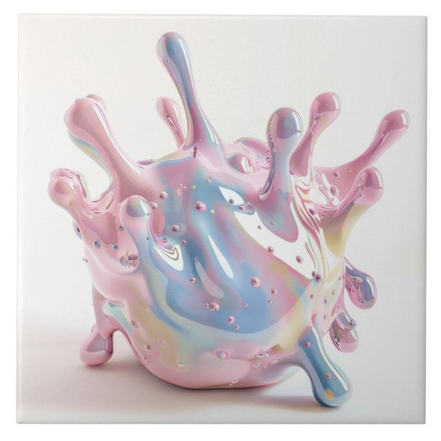 Bursting Porcelain Lava Kakelplatta (Framsidan)