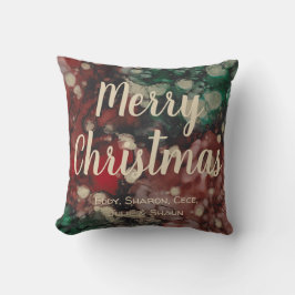 Bursts dekorativ kudde God jul Färg