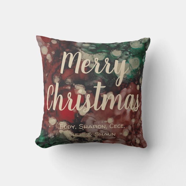 Bursts dekorativ kudde God jul Färg (Framsida)