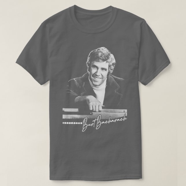 Burt Bacharach Retro 60s Aesthetic Design T Shirt (Design framsida)