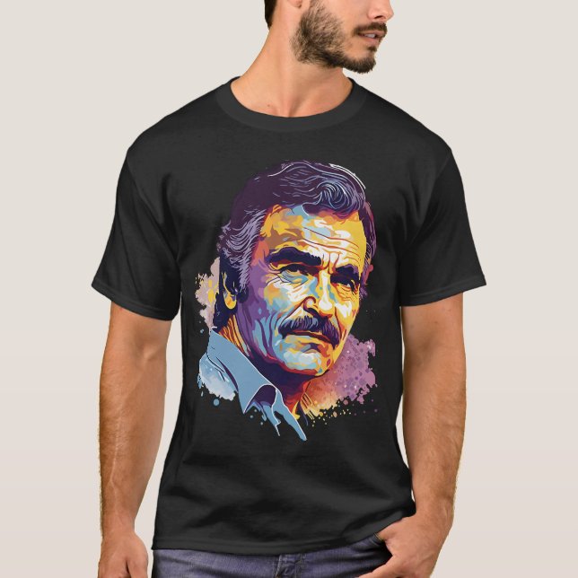 Burt Reynolds T Shirt (Framsida)