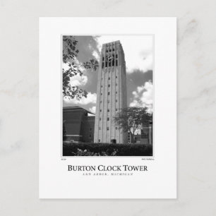 Burton Clock Torn Vykort