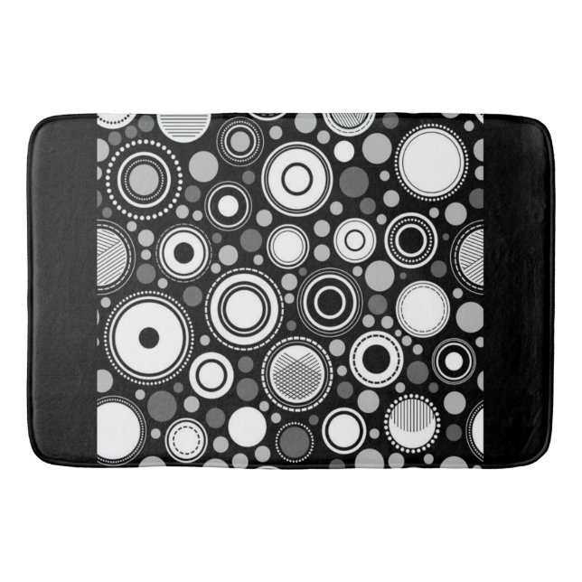 Burton Family Collection Black Grey White   Badrumsmatta (Framsidan)