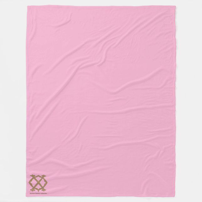 Burton Family Collection-Rosa Fleecefilt (Framsidan)